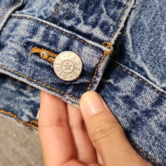 🔴🆓️ FREE* Vintage Y2K Faded Glory High Rise Baggy Tapered Leg Crop "Mom" Jeans - Picture 7 of 12